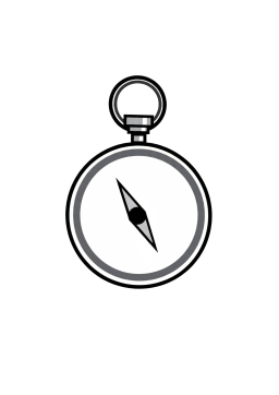 Vereinfachtes Kompass-Logo